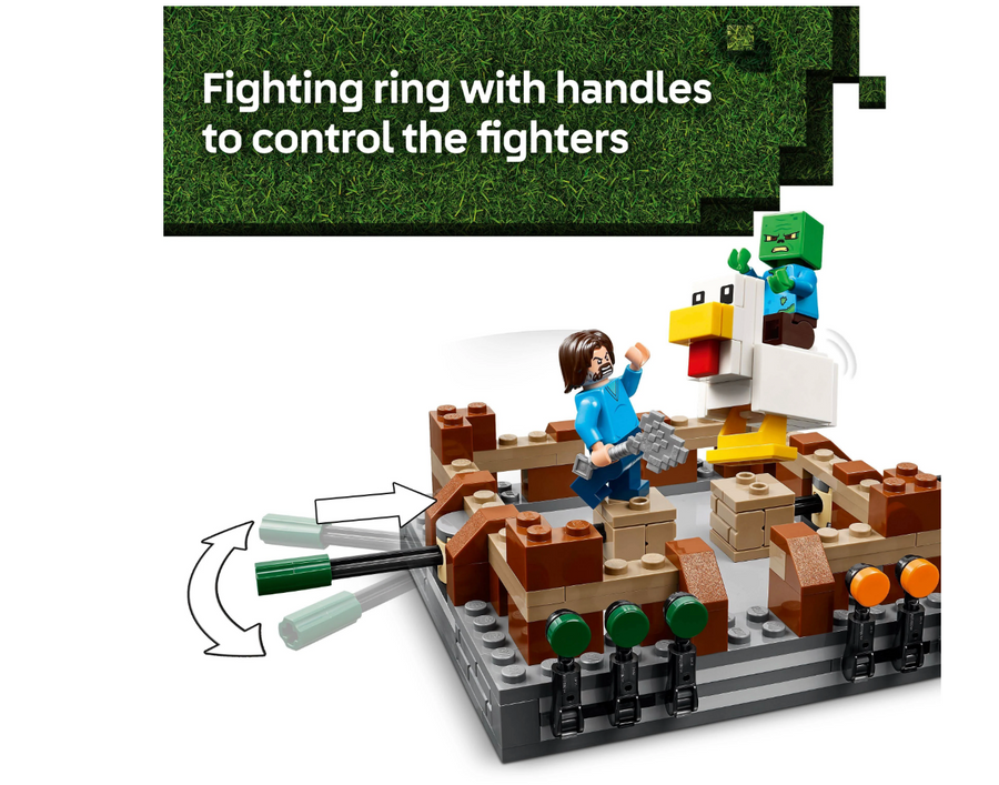 LEGO Minecraft Movie Woodland Mansion Fighting Ring 21272