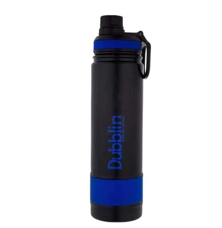 Dubblin Trump 750 Stainless Steel Water Bottle – 720ml, Hot 12Hrs Cold 24Hrs, BPA Free (Orange)