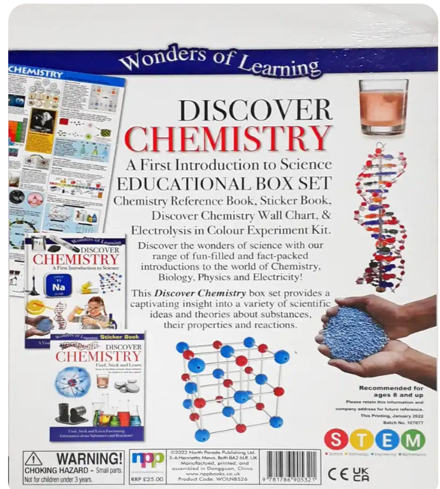 Wonders of Learning – Discover Chemistry Educational Box Set