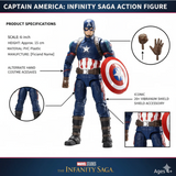 TakTak Toys Marvel Avengers Endgame Captain America Premium Action Figure with Shield