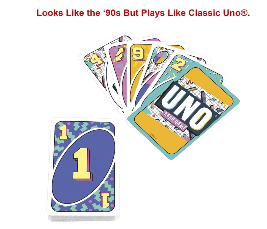 UNO Card Game – 90s Edition