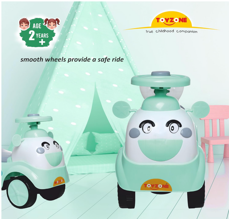 Toyzone Baby Star Panda Ride-On Car for Kids – BPA Free with Chu Chu Sound