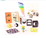 Curious Cub Play & Learn Montessori Kit – 8-in-1 Infant Sensory Box | 0-3 Months