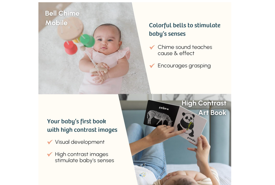 Montessori Box for Newborns – Play & Learn Kit (3 Months+)
