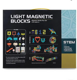 Light Magnetic Blocks - STEM Magnetic Marble Run Set 75 Pcs