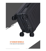 Wildcraft Hardshell Trolley Bag | 8 Tanker Wheels | Cabin Luggage