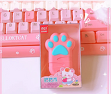Kawaii Cat Paw Eraser – The Cutest Way to Erase!