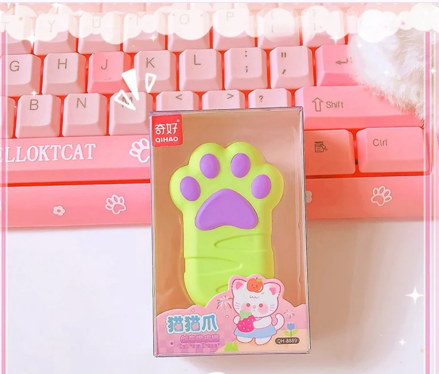 Kawaii Cat Paw Eraser – The Cutest Way to Erase!