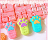 Kawaii Cat Paw Eraser – The Cutest Way to Erase!
