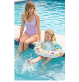 1pc Inflatable Swimming Ring, Swimming Tube for Kids, Lightweight Baby Swim Ring Tube, Water Pool Float Ring, Swimming Pool Accessories (Fruit)