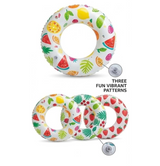 1pc Inflatable Swimming Ring, Swimming Tube for Kids, Lightweight Baby Swim Ring Tube, Water Pool Float Ring, Swimming Pool Accessories (Fruit)