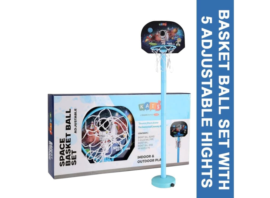 3 in 1 Adjustable Basket Ball Set