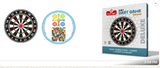 3 in 1 Dart Game Deluxe - dartboard and Ludo Snakes & Ladders sides with box