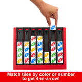 UNO Quatro Game – Drop & Swap Strategy Board Game for 2-4 Players