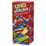 UNO Stacko – Block Stacking Game with UNO Twist for Kids & Family, 2-10 Players