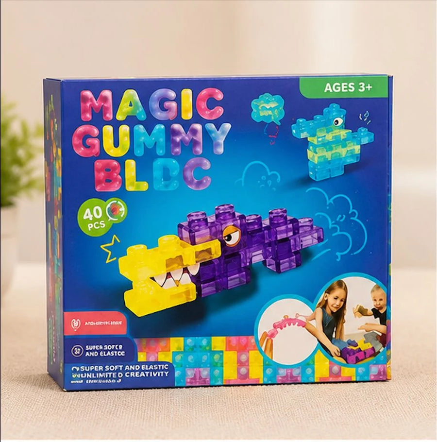 Magic Gummy Bloc 20 pcs box packaging