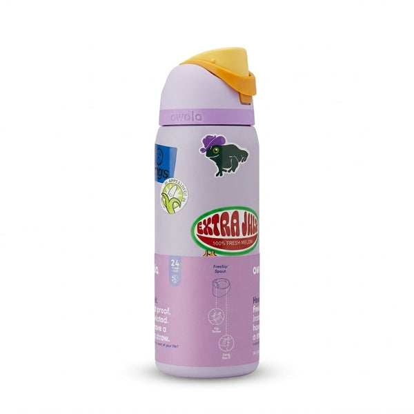 Owala FreeSip Insulated Water Bottle 24oz – Lavender Sticker