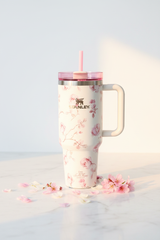 Stanley White Floral - Marble & Blossoms Showcase