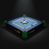 Simarr Air Carrom Big dark studio product shot
