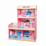 Princess Doll House - white background showcase