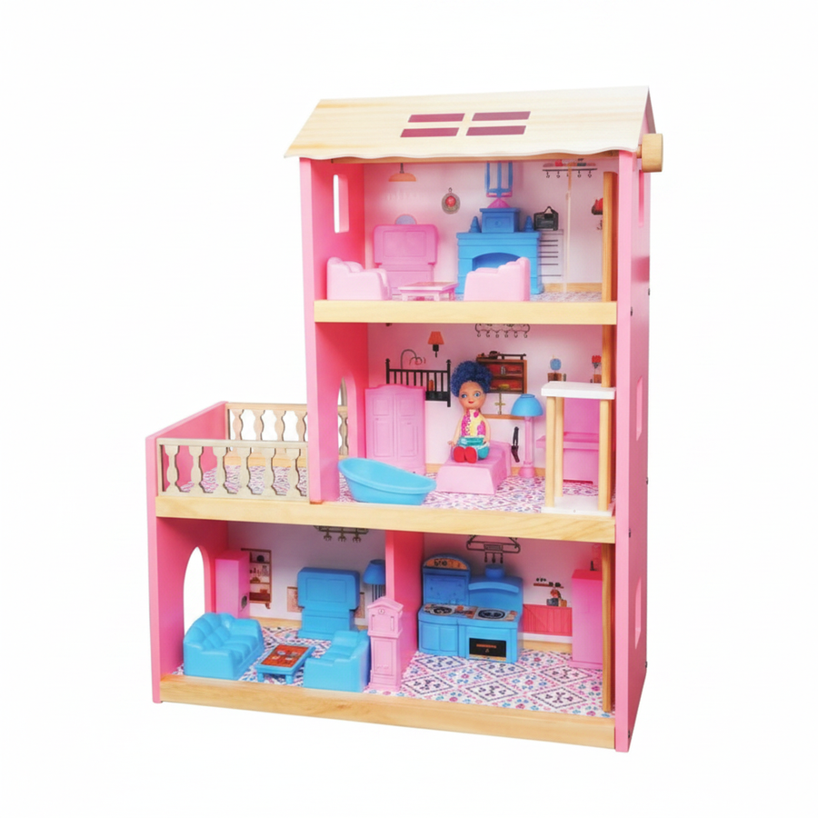 Princess Doll House - white background showcase