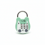 Cute Cat Mini Combination Padlock - Close Up Dials