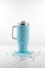 Sky Blue Pearl Tumbler - Marble Hero Shot