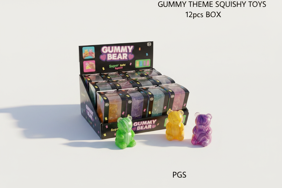 Gummy Bear Squishy - 12pcs Box Set