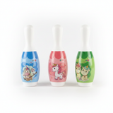 Unicorn Bowling Pins Close-up