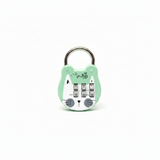 Cute Cat Mini Combination Padlock - White Background