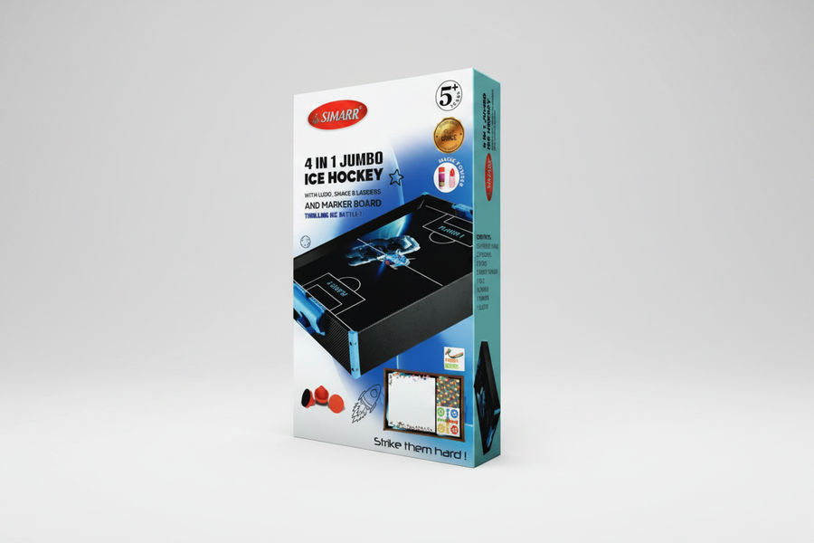 Simarr 4 in 1 Jumbo Ice Hockey box packaging display