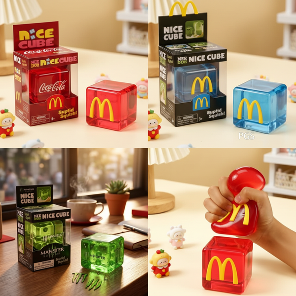 McDonald's Ice Cube Squishy Toy - Showcase