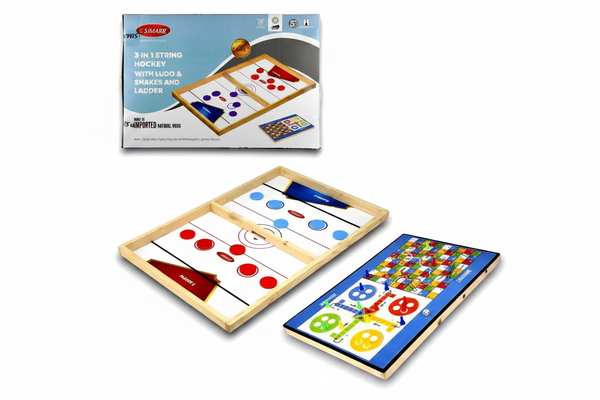 Simarr 3 in 1 String Hockey box and board packaging display