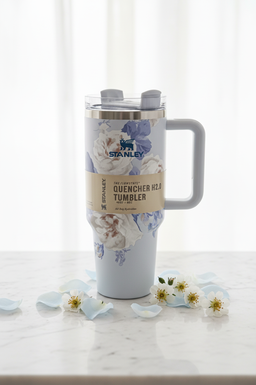 Stanley Blue Floral - Marble Showcase