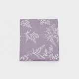 Lavender comforter studio shot