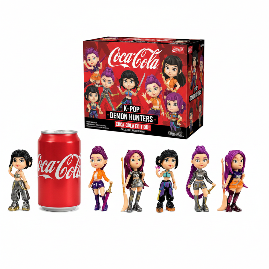 K-Pop Demon Hunters Coca-Cola edition mystery box product shot