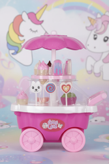 Unicorn Sweet Cart - detail close-up of accessories