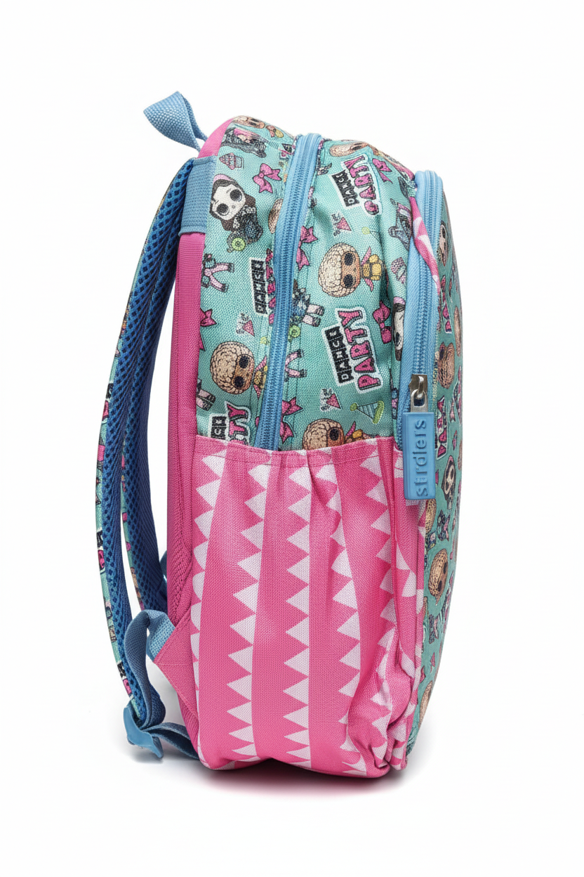 LOL Surprise school bag side view generated