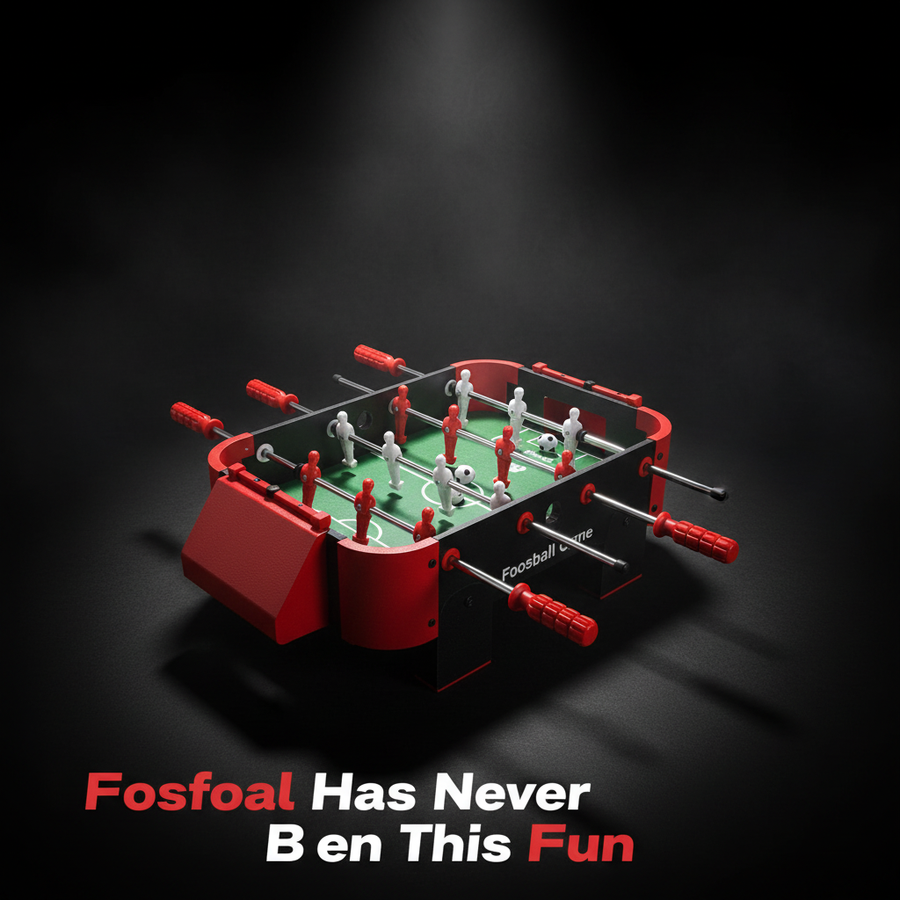 Simarr 3 in 1 Table Top Foosball Game Small studio product shot