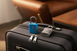 Travel Sentry Blue & Silver Padlocks - Lifestyle