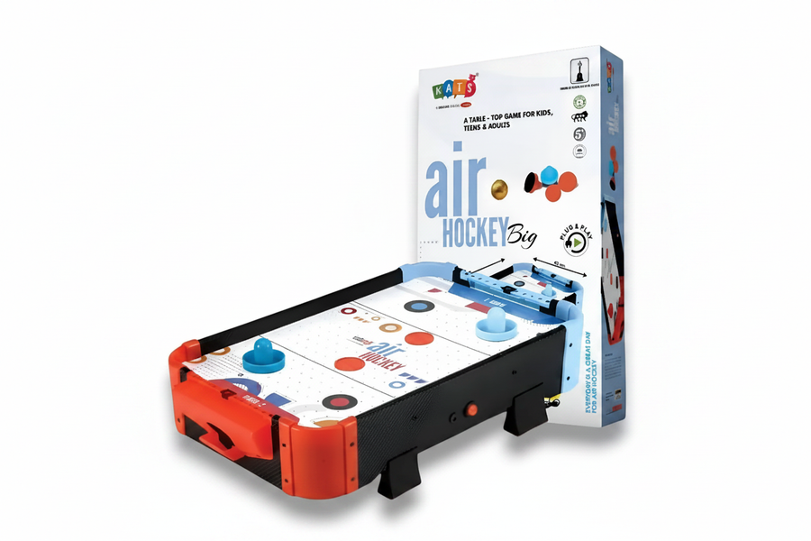 KATS Air Hockey Big box and table packaging display