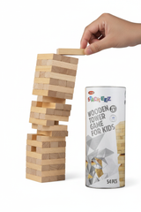 Simarr Stackeez Canister natural wood tower showcase
