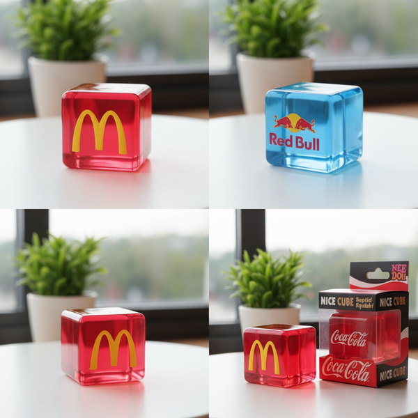 McDonald's Ice Cube Squishy Toy