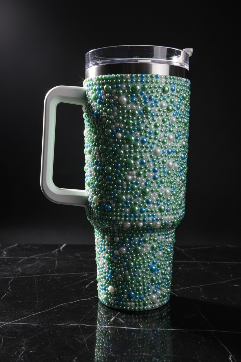 Pearl Tumbler - Moody Sparkle Editorial