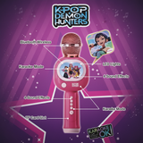 K-Pop Demon Hunters karaoke mic feature callouts highlight