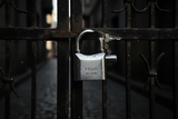 110dB Alarm Padlock - Lifestyle on Gate