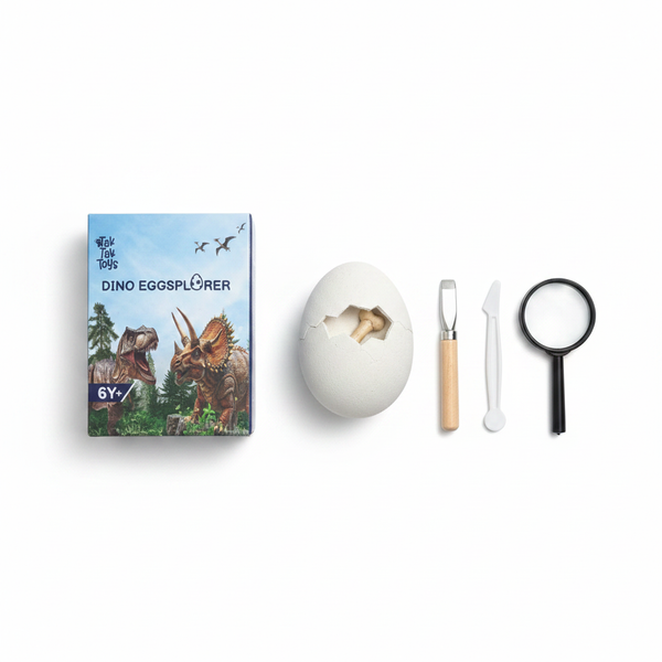 Dino Eggsplorer - Product Flat Lay with Excavation Tools