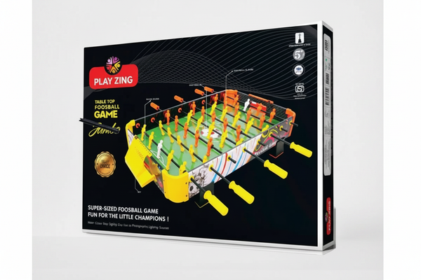 Play Zing Jumbo Foosball box packaging display