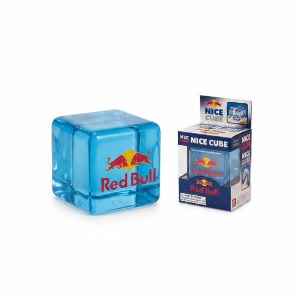 Red Bull Ice Cube Squishy Toy