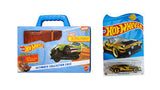 "Hot Wheels Combo Set - Rapid Pulse Car + Ultimate Collector Case (4 Cars)"